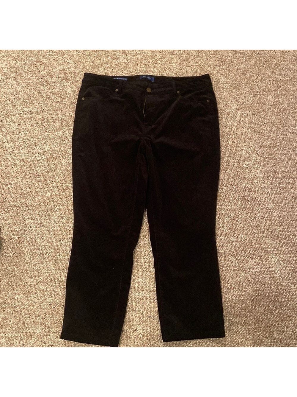 TALBOTS black velvet cords